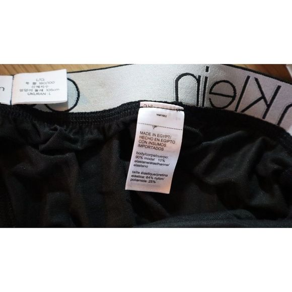 Calvin Klein NM1662001 Men's Sz L Black Ultra-Soft Modal Lounge Pants - Picture 3 of 5